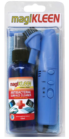 Magikleen Antibacterial Surface Cleaner and Mini Vacuum Kit